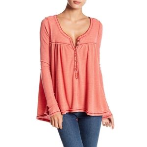 Free People | WE THE FREE Kai Henley Red Top Md